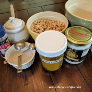 Curry Honey Cashews - Ingredients