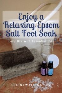 Enjoy a Relaxing Epsom Salt Foot Soak