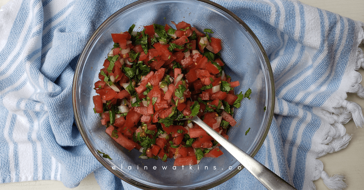 homemade pico de gallo or salsa recipes