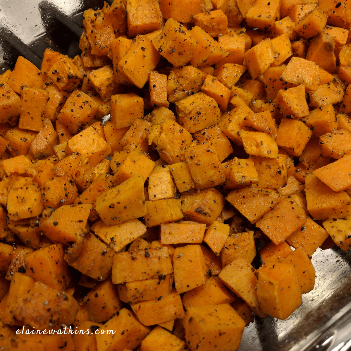 Easy Roasted Sweet Potatoes: Great with Cardamom too!