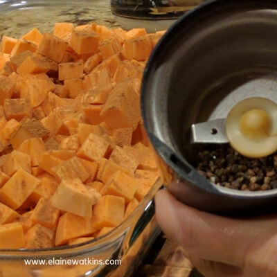 Sensationally simple Cardamom Sweet Potato recipe for a flavorful and healthy side dish to any meal. Gluten Free Sugar Free