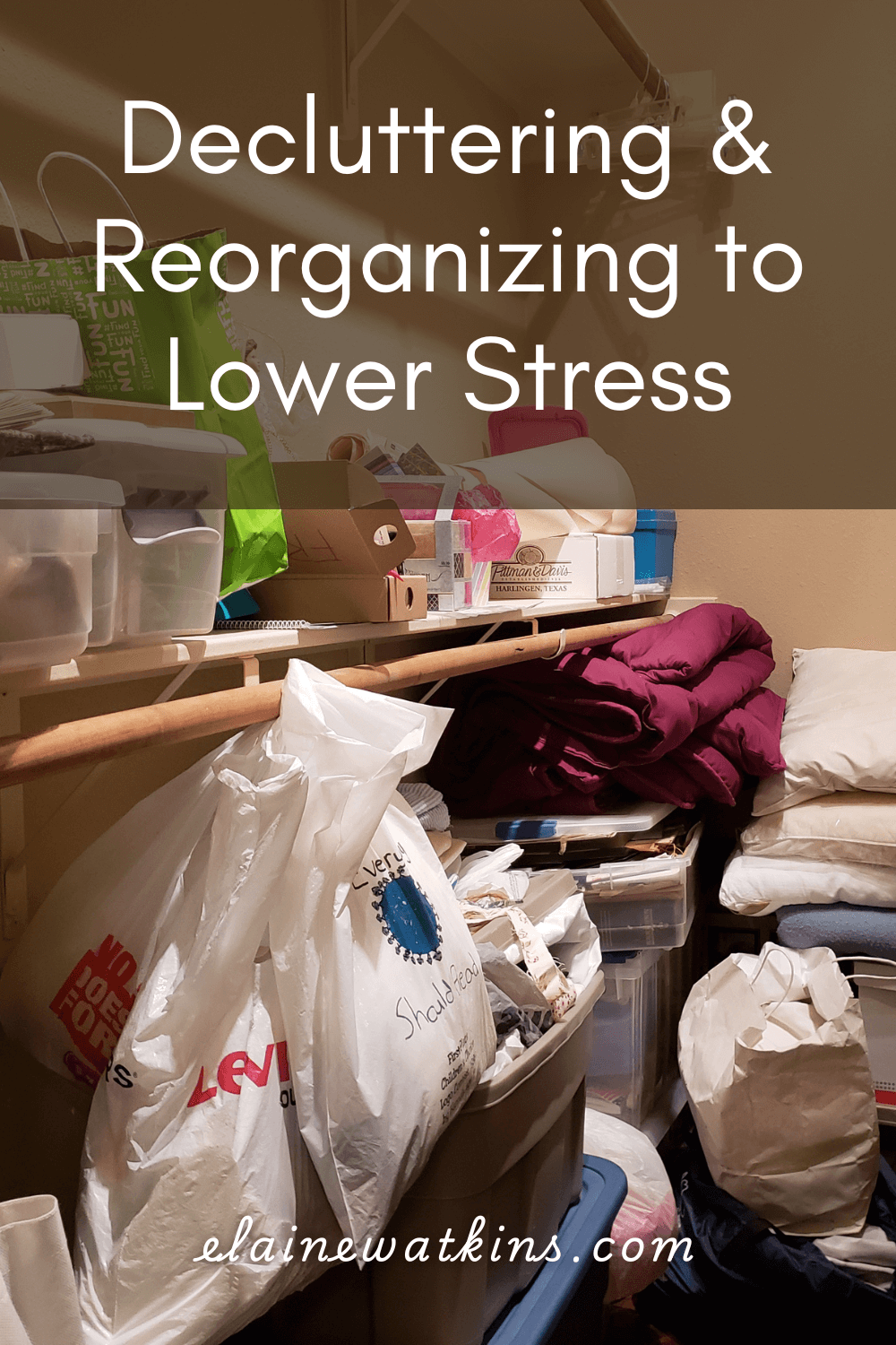 Declutter and Reorganize to Lower Stress and Save Time