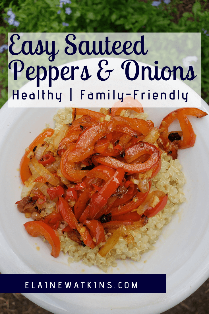 Sautéed Peppers and Onions (With or Without Oil)