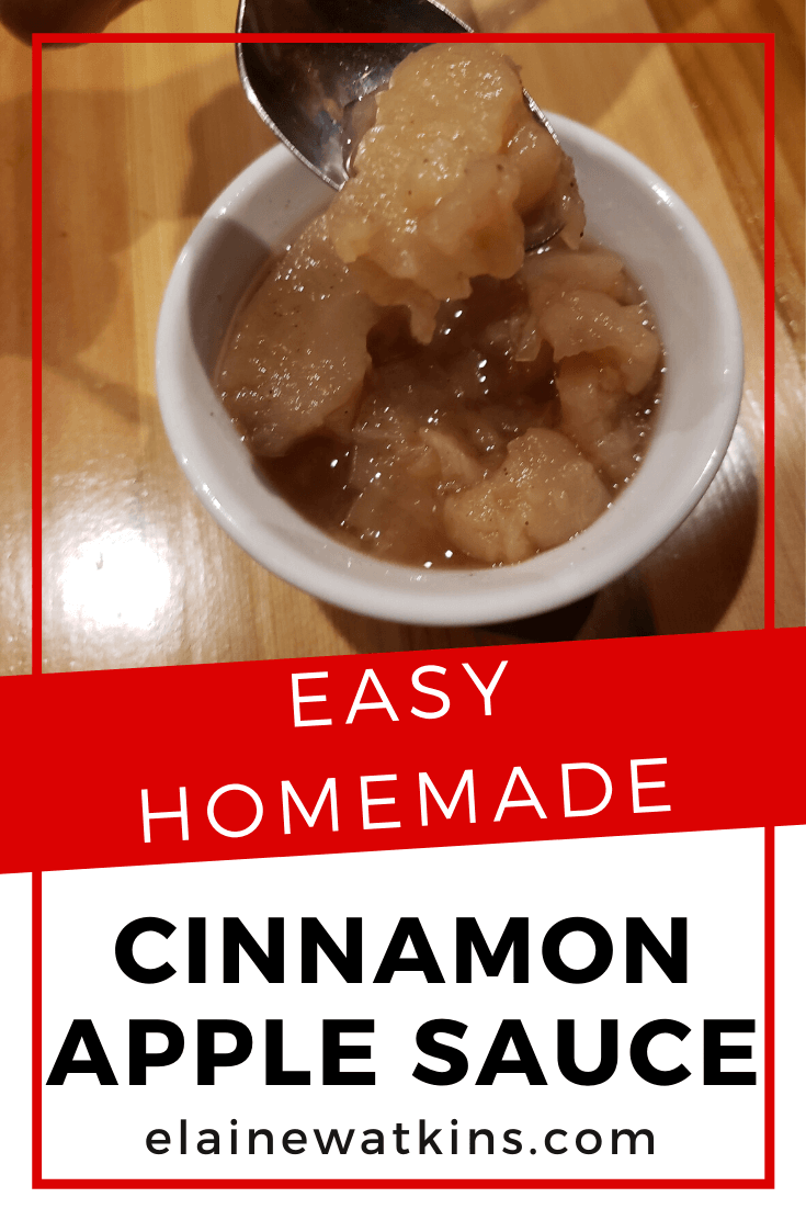 Enjoy This Easy Cinnamon Apple Sauce With No Refined Sugar