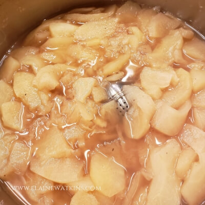 Love the luscious smells in our home when making this easy homemade cinnamon apple sauce with no added sugar!