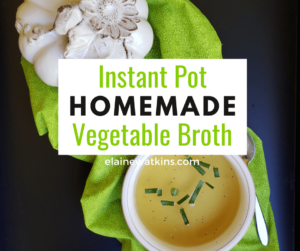 Homemade Instant Pot Vegetable Broth