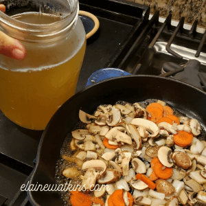Easy Homemade Vegetable Broth in Your Instant Pot - Water Saute