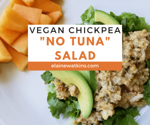 "No Tuna" Chickpea Salad